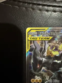 Pikachu & Zekrom GX Tag Team SM168 Promo Card NM Condition - Image 2