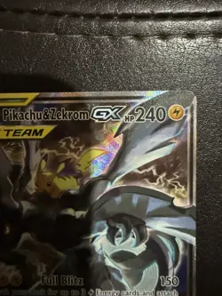 Pikachu & Zekrom GX Tag Team SM168 Promo Card NM Condition - Image 5