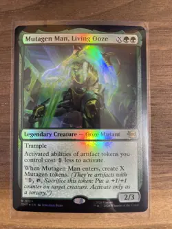 Mutagen Man, Living Ooze - Foil -NM-Mint, English TMNT MTG 0124 - Image 1