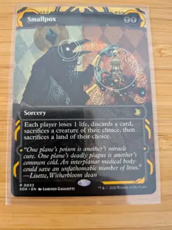 MTG Smallpox (Showcase) 0033 Secrets of Strixhaven Mystical Archive - Image 1