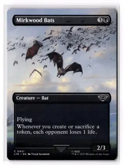 Mirkwood Bats (Borderless) 421 Universes Beyond: The Lord of the Rings: LTR NM - Image 1