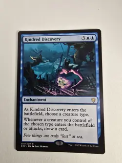 Kindred Discovery , MTG . Commander 2017 - Image 1