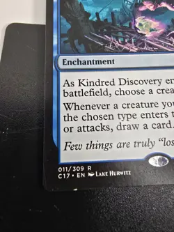 Kindred Discovery , MTG . Commander 2017 - Image 5