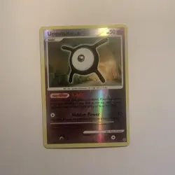 Pokemon Card Unown Secret Wonders Uncommon 71/132 Near Mint - Image 1