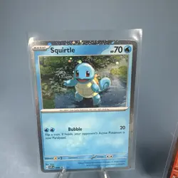 Pokemon 151 Poster Collection Promo Card Set Charmander, And Squirtle! Swirls! - Image 2