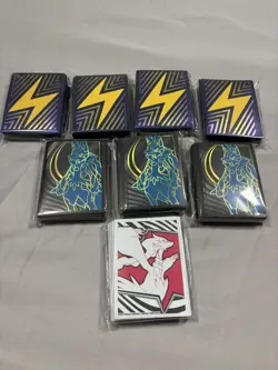 Pokemon Surging Sparks/White Flare/Mega Evolutions ETB Sleeves (8) - Image 1