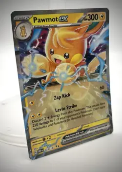 Pokemon TCG - Pawmot ex 073/197 Obsidian Flames, Promo Holo, NM+ - Image 2