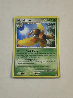 Pokemon TCG Mothim 6/99 Platinum Arceus Holo Rare 2009 LP - Image 3
