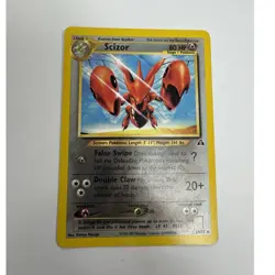Pokemon Scizor 29/75 Neo Discovery Stage 1 80 HP - Image 1