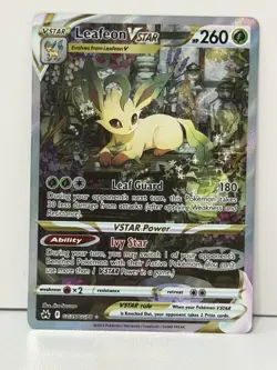 Pokemon Leafeon VSTAR GG35/GG70 Crown Zenith: Galarian Gallery NM card - Image 1