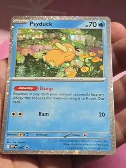 Psyduck 007 Me: Mega Evolution Promo Holo NM Cosmo Holo Pokemon Card - Image 2