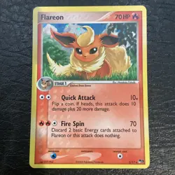 Pokemon TCG Flareon POP Series Promos 3 2 Holo Holo Rare - Image 1