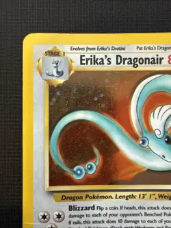 Erika's Dragonair 4/132 Gym Heroes Holo Rare Unlimited 80 HP English 2000 - Image 3