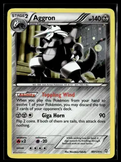 Pokemon TCG Blister Exclusives #080/124 Aggron Cosmos Holo - Image 1