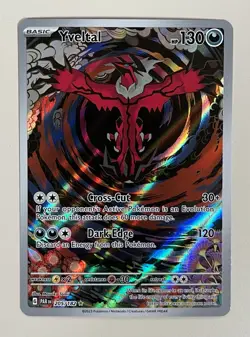 Pokemon Yveltal Paradox Rift Holo Illustration Rare 205/182 NM - Image 1