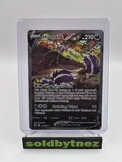 Skuntank V 181/195 Silver Tempest Full Art Ultra Rare Holo Pokemon Near Mint - Image 1