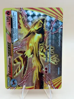 Talonflame BREAK 21/114 BREAK Rare Steam Siege Pokemon Near Mint - Image 1