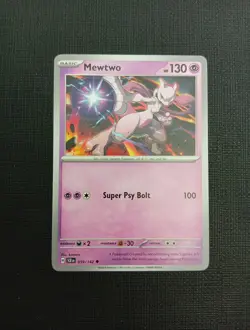 2x Pokemon - Mewtu / Mewtwo - SCR 059/142 - Deutsch+Englisch - NM - Image 4