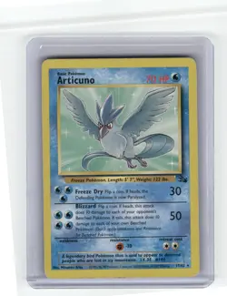 Articuno (17) Fossil Rare Pokemon Moderately played - Image 1