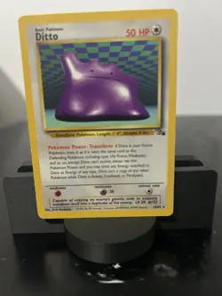 Pokemon TCG Ditto 18/62 Fossil Rare Unlimited Regular 50 HP English - Image 1