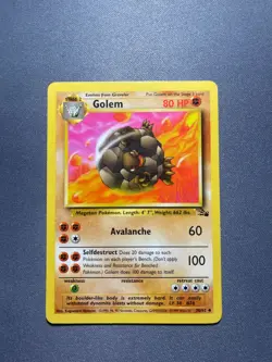 Pokemon TCG - Golem - Fossil Unlimited - 36/62 - Wizards 1999-2000 - Image 1