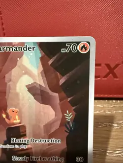 Pokemon TCG Charmander 151 Illustration Rare 168/165 Near Mint - Image 3