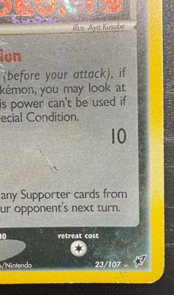 Sableye EX Deoxys #23/107 Stamped Holo Rare - Pokemon TCG - Image 4