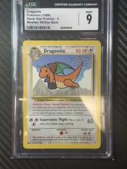 CGC 9 Pokemon TCG Dragonite WOTC Black Star Promo · 5 - Image 1