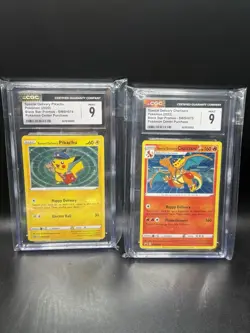 Pokemon Center Promo SWSH Special Delivery Charizard Pikachu Sequential CGC 9! - Image 1