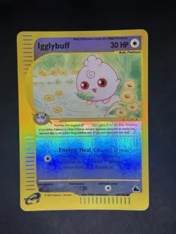 Igglybuff 67/144 Common Skyridge Pokemon Reverse Holo Lightly Played - Image 1