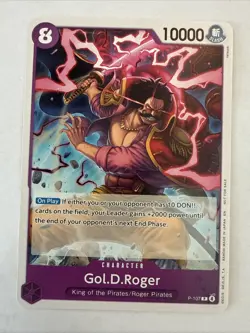 P-107 One Piece Promotion Card Gol.D.Roger - Image 1