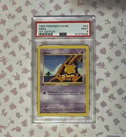 PSA 9 - Pokemon ABRA - 1st EDITION Shadowless Base Set - 43/102 - Common - Image 1