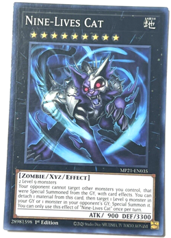 YuGiOh! - Nine-Lives Cat - Common - Image 1