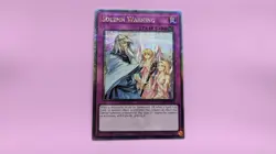 Yugioh Solemn Warning RA02-EN078 1st edition Quarter Century Secret Rare - Image 1
