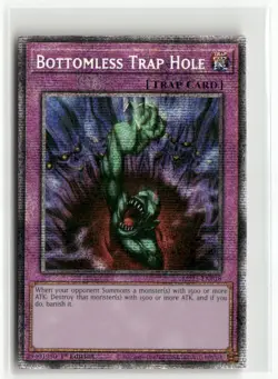 Yugioh Bottomless Trap Hole MP25-EN018 Starlight Rare NM 1st Ed - Image 1