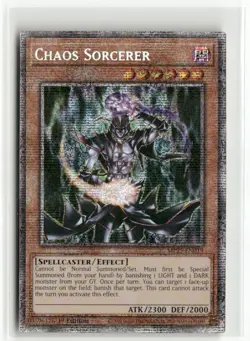 Yugioh Chaos Sorcerer MP25-EN019 Starlight Rare NM 1st Ed - Image 1