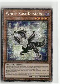 Yugioh White Rose Dragon MP25-EN038 Starlight Rare NM 1st Ed - Image 1