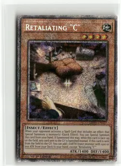 Yugioh Retaliating "C" MP25-EN027 Starlight Rare NM 1st Ed - Image 1