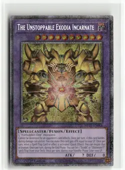 Yugioh The Unstoppable Exodia Incarnate MP25-EN008 Starlight Rare NM 1st Ed - Image 1