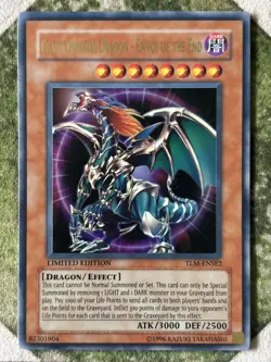 YuGiOh CHAOS EMPEROR DRAGON - ENVOY OF THE END Ultra Rare Limited TLM-ENSE2 - Image 2