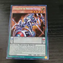 Yugioh Disablaster the Negation Fortress MP25-EN084 Prismatic Secret Rare NM - Image 1