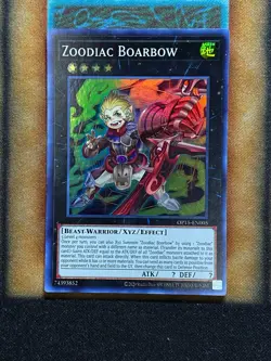 Yugioh Zoodiac Boarbow OP15-EN005 Super Rare LP - Image 1
