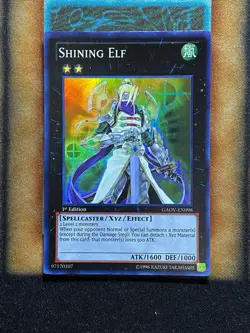 Yugioh Shining Elf GAOV-EN098 Super Rare 1st Ed NM - Image 1