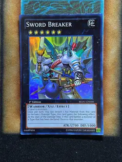 Yugioh Sword Breaker REDU-EN050 Super Rare 1st Ed LP - Image 1