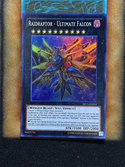 Yugioh Raidraptor - Ultimate Falcon SHVI-EN053 Super Rare LP - Image 1