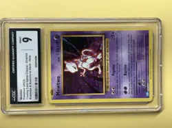 Pokemon TCG Mewtwo Holo pokemon card Graded CGC 9 in Mint Condition! - Image 1