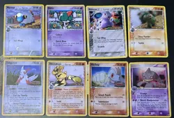 Pokemon Card Lot Mid Era Reverse Holo Stamped cards (8 cards total) - (HP-MP) - Image 1