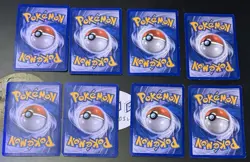 Pokemon Card Lot Mid Era Reverse Holo Stamped cards (8 cards total) - (HP-MP) - Image 2