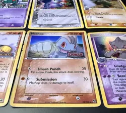 Pokemon Card Lot Mid Era Reverse Holo Stamped cards (8 cards total) - (HP-MP) - Image 5