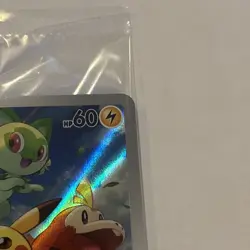 Pikachu SVP 027 Pokemon Card Holo Rare Paldea Evolved Black Star Promo Sealed - Image 4